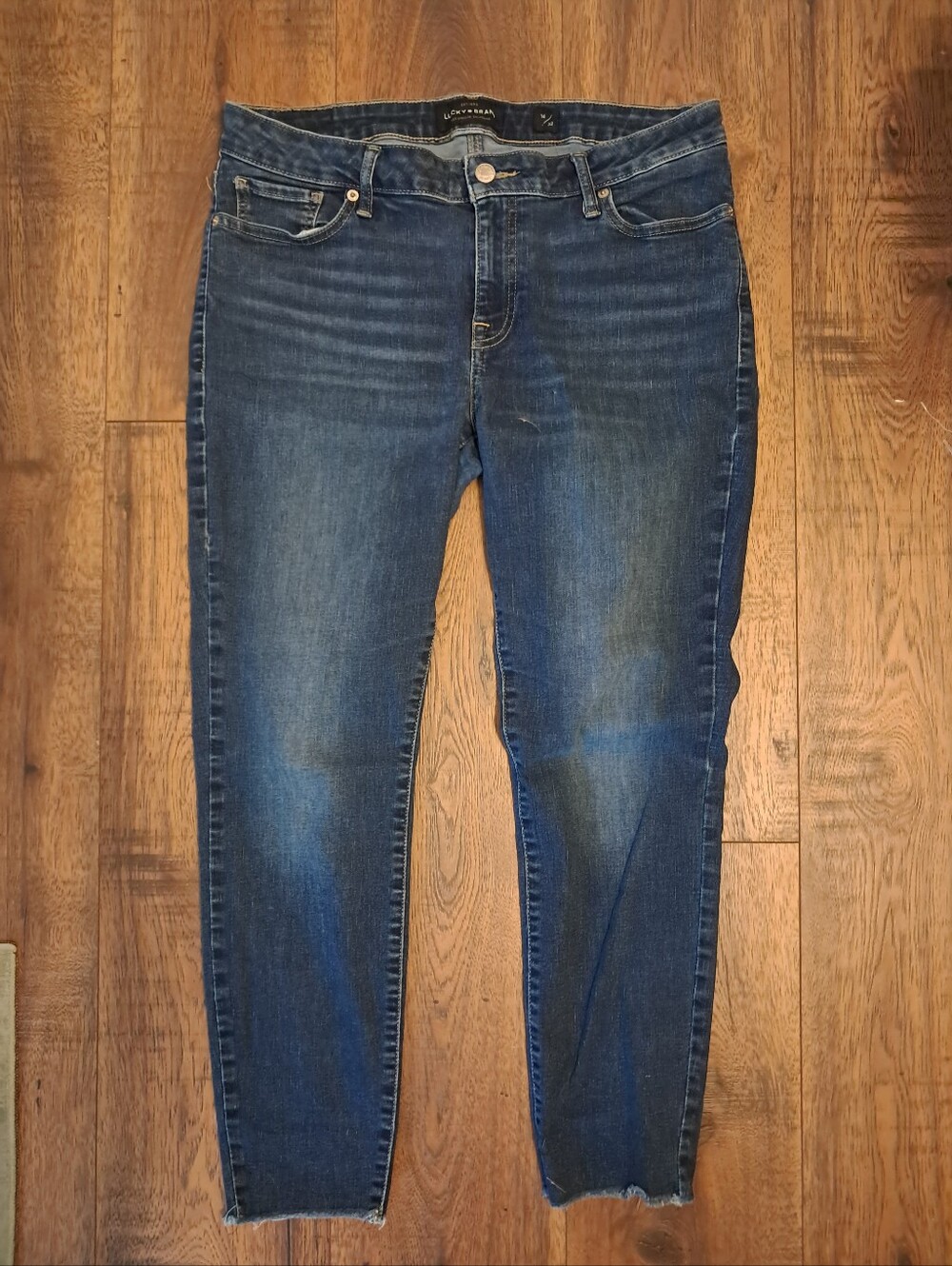 Lucky Brand Women's Dark Blue Lolita Skinny Jeans